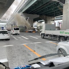 【車両火災】大阪中央…