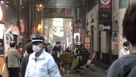 【火事】大阪市北区梅田 東通商店街付近で火災！煙あがる 現地の画像で被害状況まとめ : まとめダネ！