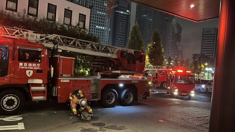 【火事】東京都港区高…