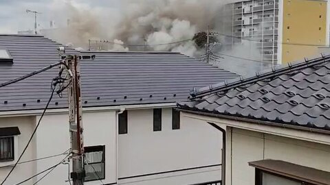 【火事】南柏駅の近く…