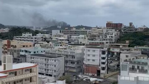 【火事】沖縄県豊見城…