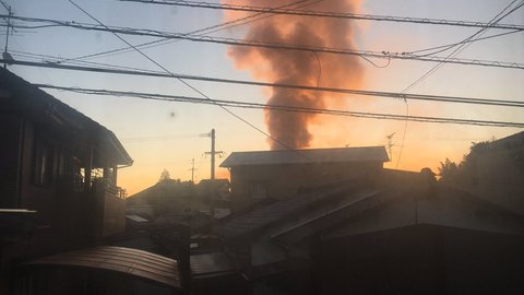 火事 福岡県北九州市津田4丁目の交差点付近で火災発生 大きな黒煙上がる まとめダネ