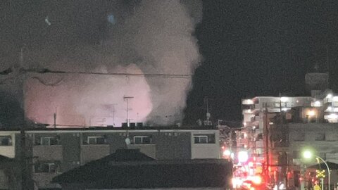 【火事】埼玉県川口市…