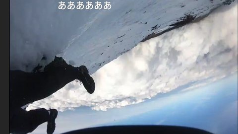 富士山滑落で死亡した…