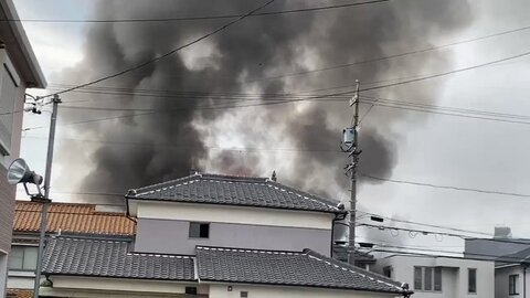 【火事】愛知県一宮市若竹付近で火災 「一宮インターの近くで黒煙」 現地の画像や動画まとめ : まとめダネ！