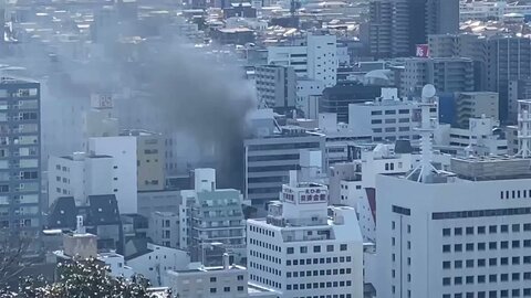 【火事】松山市駅前で…