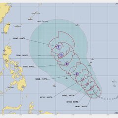 2022年 台風1号…