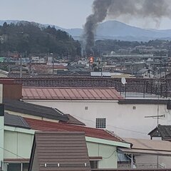 【火事】福島県二本松…
