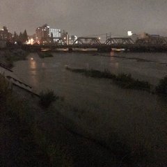 大阪府 神崎川の水位…