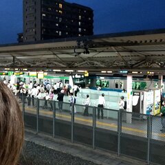 【高崎線】浦和駅で人…