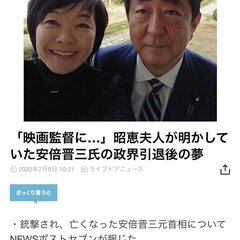 【悲報】安部元首相 …