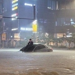 【大雨】韓国ソウルの…