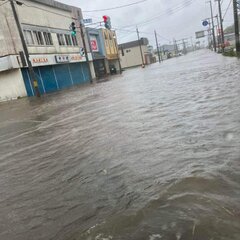 【洪水】国道235号…