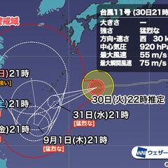 台風11号(2022…