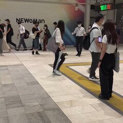 【画像】新宿駅にタヌ…