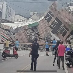 【台湾地震 震度6.…