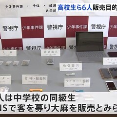 【逮捕】18歳の高校生ら6人が乾燥大麻の販売目的の栽培で逮捕「教会」と呼ばれるアパートの一室で栽培