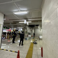 【漏水】札幌駅の天井…