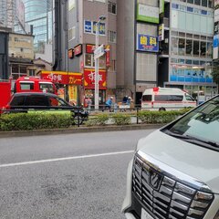 【火事か】品川駅港南…