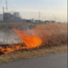 【火事】大和川で火災…