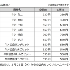 【値上げ】すき家がま…