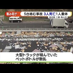 【事故】東名阪8人死…