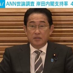 ANN世論調査 岸田…