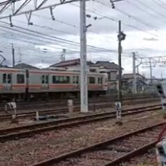 東海道線 清須駅で人…