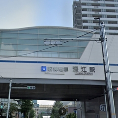 阪神電車 深江駅で人…