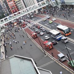 【火事】新宿駅西口地…
