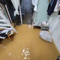 【大雨】床上浸水で部…