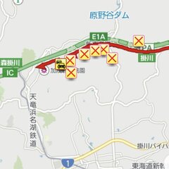 新東名 掛川付近で事…