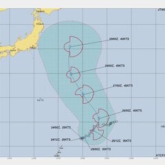 台風9号と台風10号…