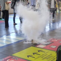 【火事】大阪駅ホーム…
