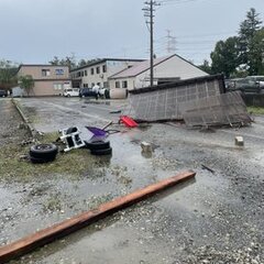 【突風】富山県黒部市…