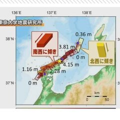 【地震】佐渡沖に活断…