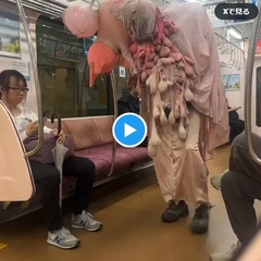 【動画】東京の電車中…