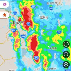 【豪雨】札幌市内の道…