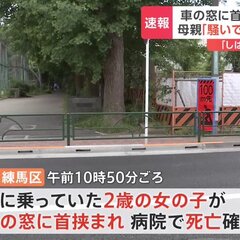 【事故】2歳女児が車…