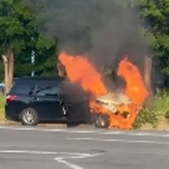 【車両火災】北海道石…