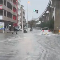 【大雨】沖縄県で冠水…