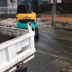【水道管破裂】神奈川…