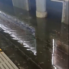 【大雨】西武新宿線 …