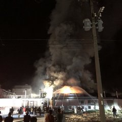 【火事】鹿児島県指宿…