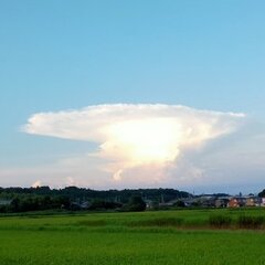 【地震雲】夕方に変な…