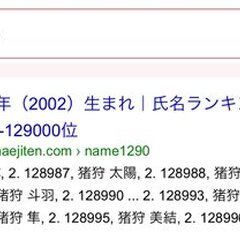 「平成名前辞典」とい…