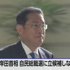 岸田首相 総裁選挙に…