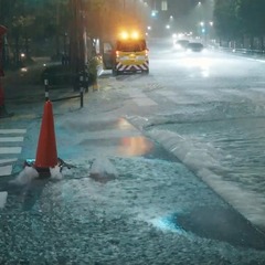 【大雨】山手線 大崎…