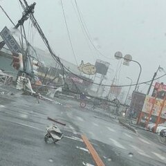 台風10号 紀伊水道…