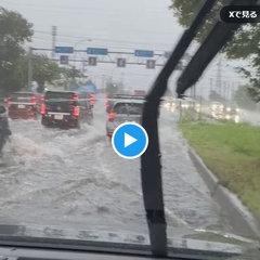 【大雨】北海道苫小牧…